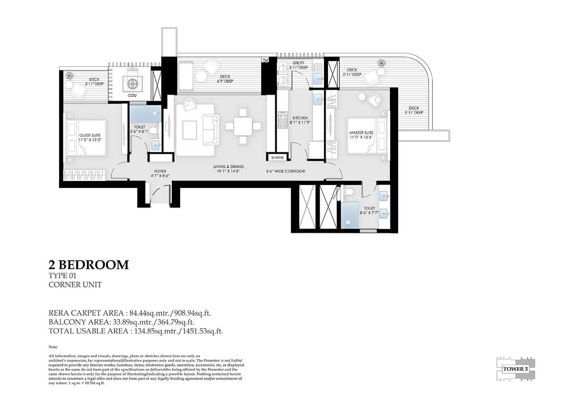BPTP Amstoria Verti Greens 2 Bedroom
